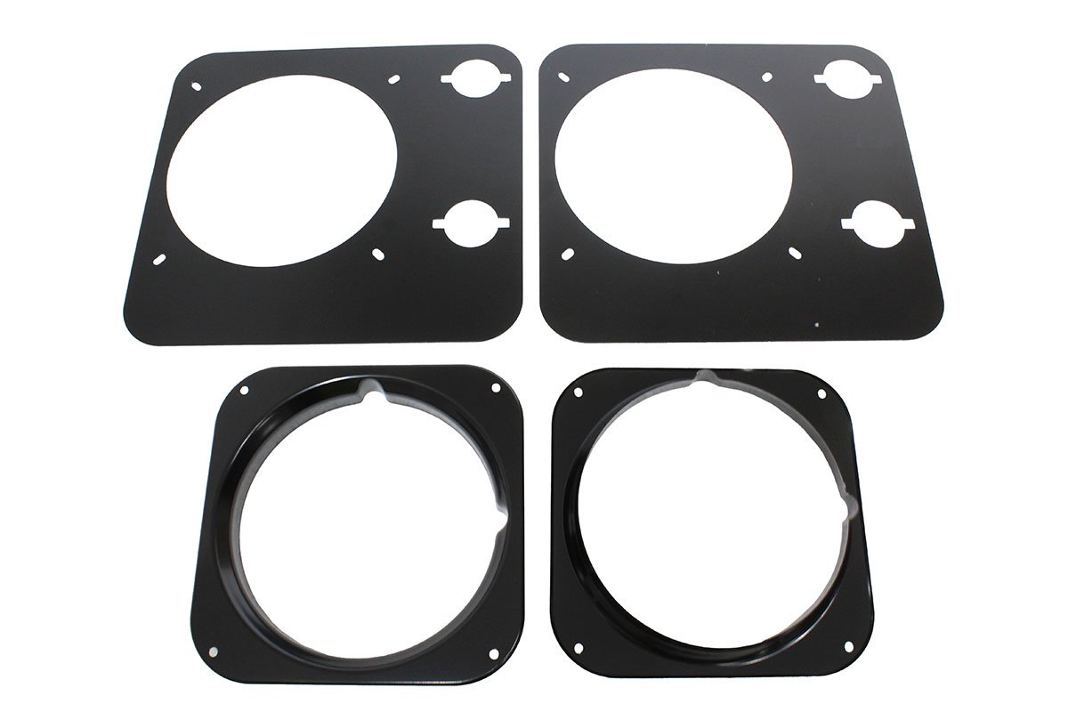 Headlamp Bezels Plain Pair