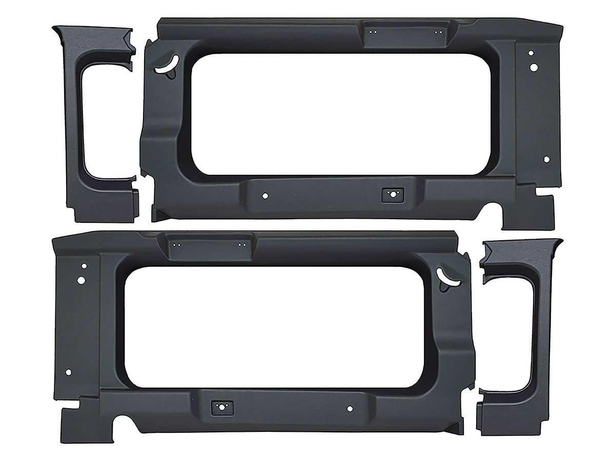 Rear Trim Kit + Window - 90 - Dark Grey
