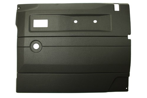 Black Rh Front Door Card With Manual Windows