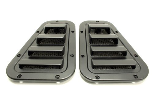 Sport Wing Top Vent Grilles -Satin Black