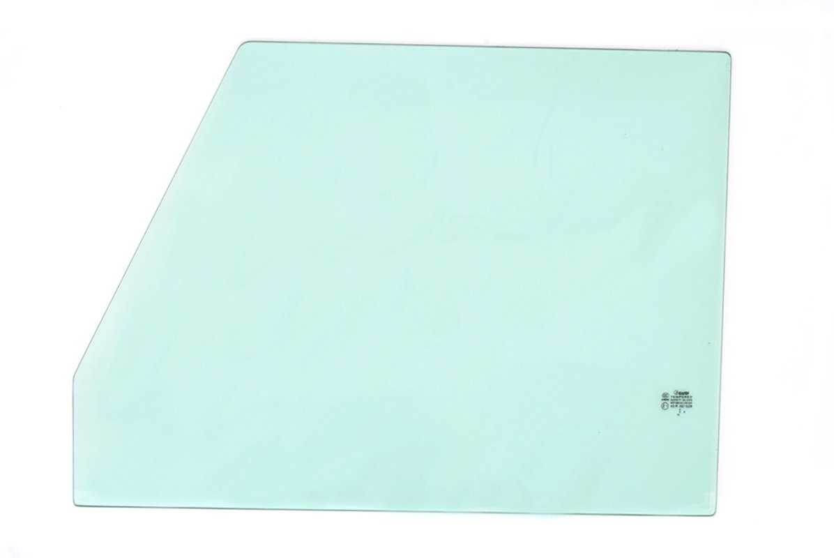 Green-tinted Front Door Glass